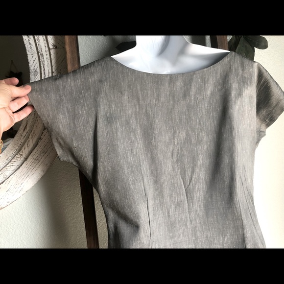 Vintage Galeries Lafayette Paris 1940s/50s Shantung or Doupioni Silk Blouse - Picture 5 of 11